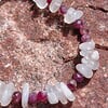 Magnolia: armband met paarse toermalijn en maansteen