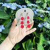 Micro gehaakte bloemenoorbellen
