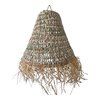Moroccan (Doum)Pendant Light – Handwoven Palm Leaf Lamp – Boho Straw & Rattan Hanging Light