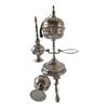 Moroccan Ritual Set 2 Handcrafted Brass Mricha Rose Water Sprinklers, Silver Fez Bakhoor Burner, Traditional Bakhoor, Unique Spiritual Gift