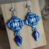 Parijse Elegantie & Art deco stijl, luxe handgeweven statement oorbellen