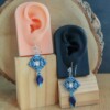 Parijse Elegantie & Art deco stijl, luxe handgeweven statement oorbellen