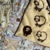 Patchwork kleed van vintage stoffen en kinderddeken