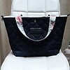 Quilted denim schoudertas / totebag op bestelling (out of stock)