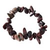 Raw Shungite Bead Bracelet-Handmade Stretchy Black Stone-Natural Crystal Jewelry.