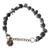 Raw Shungite Bead Bracelet-Handmade Stretchy Black Stone-Natural Crystal Jewelry.