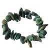 Raw Shungite Bead Bracelet-Handmade Stretchy Black Stone-Natural Crystal Jewelry.