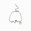 Sierlijke Armband met Ronde Hanger Gevuld met Echt Gipskruid (The Classics)