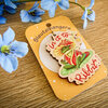 Sleutelhanger in it to ribbit kikker met paddestoel