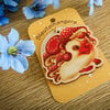 Sleutelhanger paddestoelen egel
