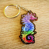 Sleutelhanger Regenboog zeepaard