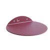 STERKSTAEL Saga wandplank Burgundy - stalen wandplank - kleur Wijnrood - poedercoating - staal - wandrek - wandplankje - inclusief bevestigingsmateriaal – draagkracht van 10 kg – 1 stuk