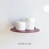 STERKSTAEL Saga wandplank Burgundy - stalen wandplank - kleur Wijnrood - poedercoating - staal - wandrek - wandplankje - inclusief bevestigingsmateriaal – draagkracht van 10 kg – 1 stuk