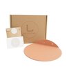 STERKSTAEL Saga wandplank Dusty Rose - stalen wandplank - kleur Oud Roze - poedercoating - staal - wandrek - wandplankje - inclusief bevestigingsmateriaal – draagkracht van 10 kg – 1 stuk