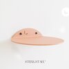STERKSTAEL Saga wandplank Dusty Rose - stalen wandplank - kleur Oud Roze - poedercoating - staal - wandrek - wandplankje - inclusief bevestigingsmateriaal – draagkracht van 10 kg – 1 stuk