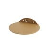 STERKSTAEL Saga wandplank Goud - stalen wandplank - kleur goud - poedercoating - staal - wandrek - wandplankje - inclusief bevestigingsmateriaal – draagkracht van 10 kg – 1 stuk