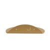 STERKSTAEL Saga wandplank Goud - stalen wandplank - kleur goud - poedercoating - staal - wandrek - wandplankje - inclusief bevestigingsmateriaal – draagkracht van 10 kg – 1 stuk