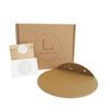 STERKSTAEL Saga wandplank Goud - stalen wandplank - kleur goud - poedercoating - staal - wandrek - wandplankje - inclusief bevestigingsmateriaal – draagkracht van 10 kg – 1 stuk