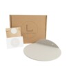 STERKSTAEL Saga wandplank Greige - stalen wandplank - kleur Grijs Beige - poedercoating - staal - wandrek - wandplankje - inclusief bevestigingsmateriaal – draagkracht van 10 kg – 1 stuk