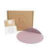 STERKSTAEL Saga wandplank Lila Mist - stalen wandplank - kleur Paars Violet - poedercoating - staal - wandrek - wandplankje - inclusief bevestigingsmateriaal – draagkracht van 10 kg – 1 stuk
