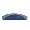 STERKSTAEL Saga wandplank Midnight Blue - stalen wandplank - kleur Donkerblauw - poedercoating - staal - wandrek - wandplankje - inclusief bevestigingsmateriaal – draagkracht van 10 kg – 1 stuk