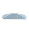 STERKSTAEL Saga wandplank Nordic Mint - stalen wandplank - kleur Aquamarijn - poedercoating - staal - wandrek - wandplankje - inclusief bevestigingsmateriaal – draagkracht van 10 kg – 1 stuk