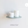 STERKSTAEL Saga wandplank Nordic Mint - stalen wandplank - kleur Aquamarijn - poedercoating - staal - wandrek - wandplankje - inclusief bevestigingsmateriaal – draagkracht van 10 kg – 1 stuk