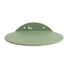 STERKSTAEL Saga wandplank Salie Groen - stalen wandplank - kleur Groen - poedercoating - staal - wandrek - wandplankje - inclusief bevestigingsmateriaal – draagkracht van 10 kg – 1 stuk