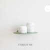 STERKSTAEL Saga wandplank Salie Groen - stalen wandplank - kleur Groen - poedercoating - staal - wandrek - wandplankje - inclusief bevestigingsmateriaal – draagkracht van 10 kg – 1 stuk