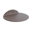 STERKSTAEL Saga wandplank Solid Chocolate - stalen wandplank - kleur Donkerbruin - poedercoating - staal - wandrek - wandplankje - inclusief bevestigingsmateriaal – draagkracht van 10 kg – 1 stuk