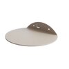 STERKSTAEL Saga wandplank Sparkling Sand - stalen wandplank - kleur Beige Zand - poedercoating - staal - wandrek - wandplankje - inclusief bevestigingsmateriaal – draagkracht van 10 kg – 1 stuk