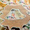 Sticker Foxy tales glitter vaatwasserproof