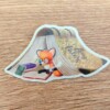 Sticker Foxy tales glitter vaatwasserproof