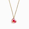 Subtiele Ketting met Hartjes Hanger Gevuld met Echt Gipskruid uit Den Haag (GirlMeetsDenHaag x CH Design)