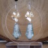 tijdloze romantiek & Koninklijke Allure, luxe sieradenset met dichroic glas lampwork kralen