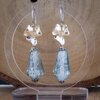 tijdloze romantiek & Koninklijke Allure, luxe sieradenset met dichroic glas lampwork kralen