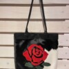 Totebag rode roos