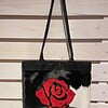 Totebag rode roos