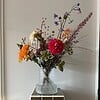 Unieke handgemaakte bijzettafel goud - 30x30cm