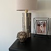 Unieke handgemaakte lampvoet - beige/bruin