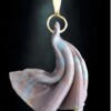 Unieke statement hanger - handgemaakte polymeerklei halsketting - artistiek juweel voor haar - 