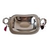 Vintage Silver Plated Bonbon Dish with Tassel Handles - Ornate Candy Dish, Victorian Style Serving Bow.