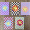 Wenskaart zon | Kleurrijke wenskaarten | Wenskaartenset | Collectie Zon | Vrolijke kaart