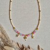 Zomerse ketting met bedels, edelstenen en miyuki kralen | Tropics