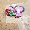2x Elastieken prinsessen van Resin (eerste staartjes/ onder een vlecht)/ Kawaii