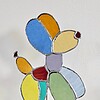 Ballonnenhond. Glas in Lood/Tiffany