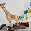 Ballonnenhond. Glas in Lood/Tiffany