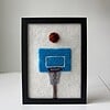 Basketbal - uniek handgemaakt werk van wol