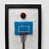 Basketbal - uniek handgemaakt werk van wol