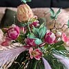 Blush zijden boeket